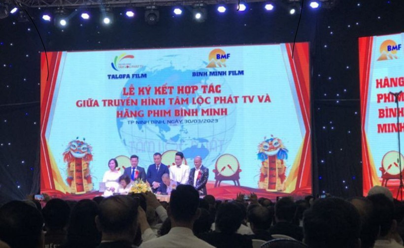 Lễ ký kết hợp tác giữa Tâm Lộc Phát và đối tác.