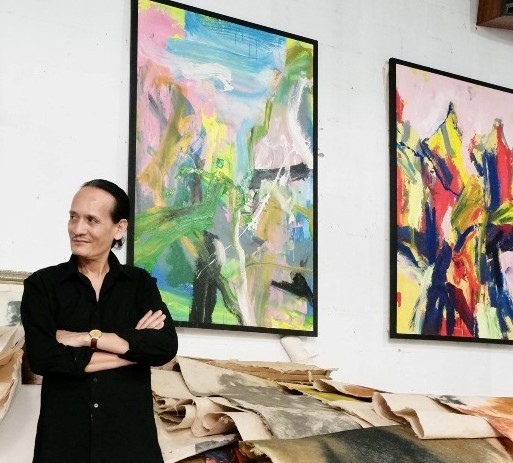 Chưa tới 2 năm, họa sĩ Trần Hải Minh đã có 3 triển lãm cá nhân.