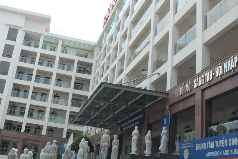 Khuôn viên Trường Đại học Kinh Bắc (trụ sở tại Bắc Ninh). 