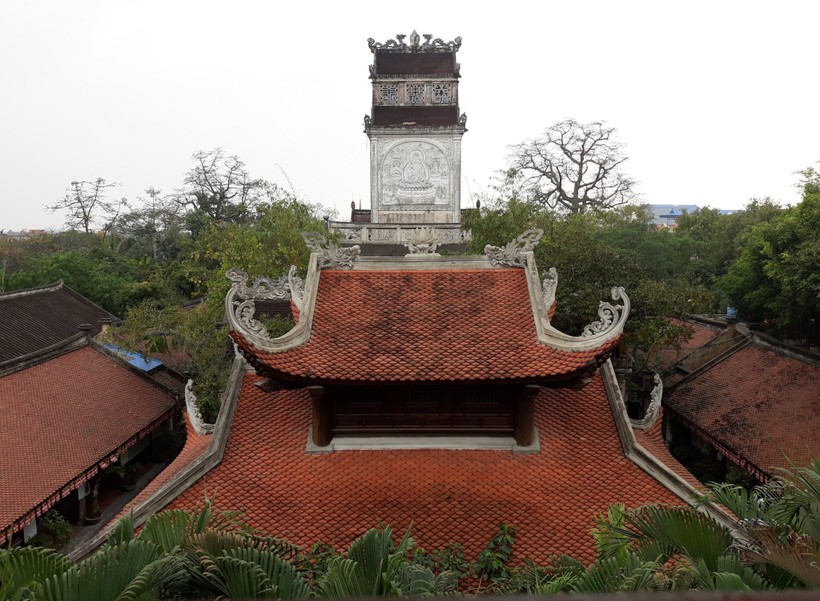 Kiến trúc độc đáo của chùa Cổ Lễ.