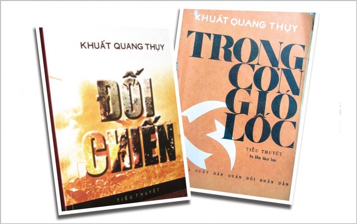 Hai trong số nhiều tác phẩm của nhà văn Khuất Quang Thụy.