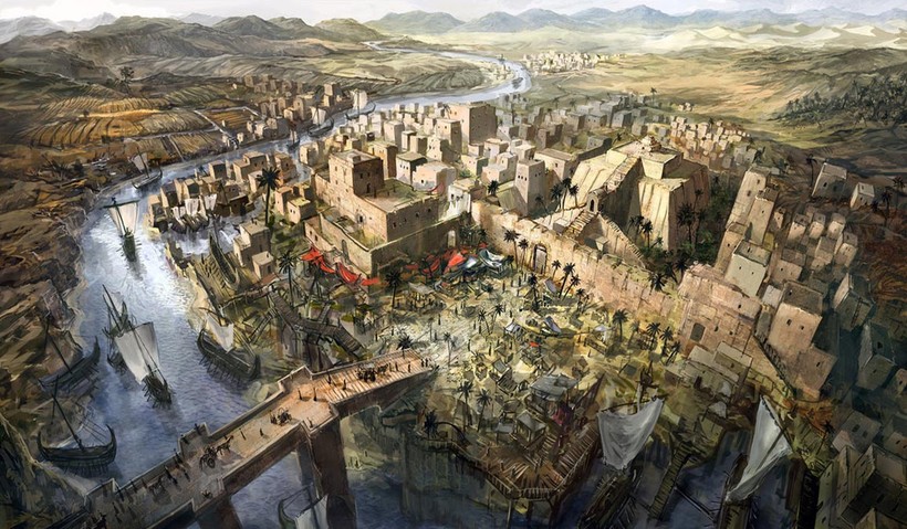 Hạn hán kéo dài xóa sổ Đế chế Akkadian đang trên đà cực thịnh. Ảnh: Ancient-origins.net