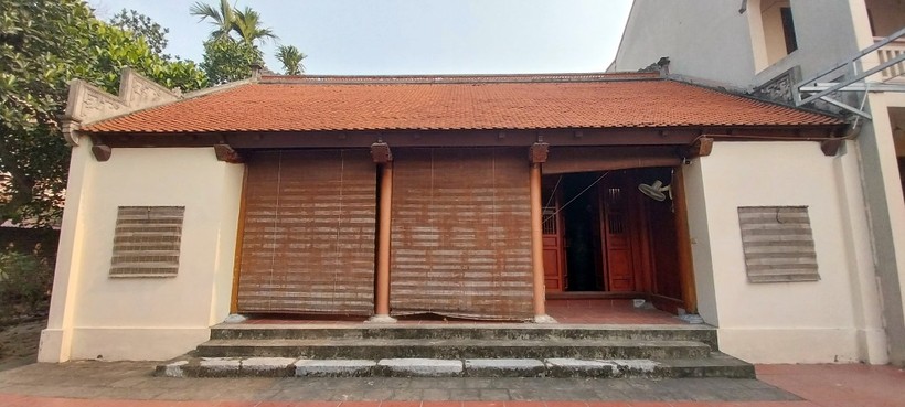 Nhà thờ Hoàng giáp Nguyễn Đương Hồ được xây dựng trên mảnh đất nhà ở cũ.