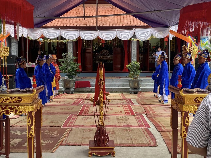 Lễ khánh thành nhà thờ họ Nguyễn Danh ở làng Viên Nội (Ứng Hoà - Hà Nội) ngày 25/3/2023.