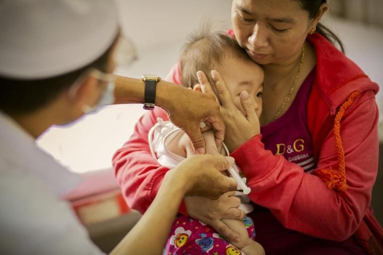 Việt Nam nằm trong số 20 quốc gia có số trẻ em '0 liều vắc-xin' nhiều nhất thế giới. Ảnh minh họa