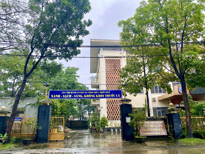 Trụ sở Cục Thi hành án dân sự tỉnh Thừa Thiên Huế. Ảnh: Hoàng Hải