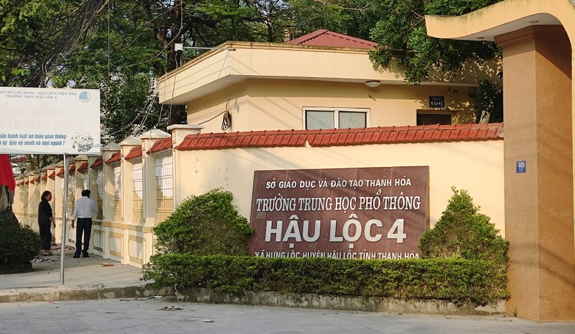 Trường THPT Hậu Lộc 4, huyện Hậu Lộc (Thanh Hóa).