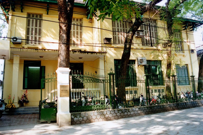 Trụ sở Viện Văn học được đặt ở ngôi nhà 20 Lý Thái Tổ, Hà Nội. Ảnh: Viện Văn học