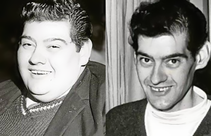 Angus Barbieri trước và sau khi nhịn ăn.