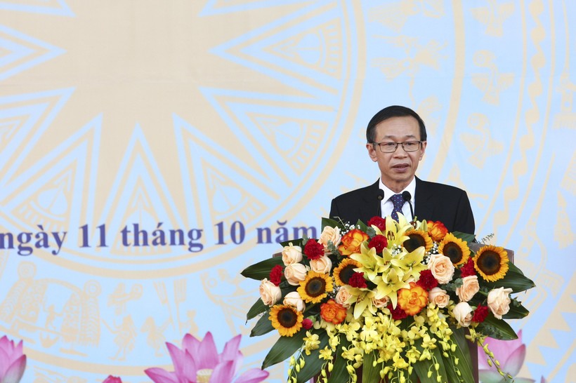 GS.TS Nguyễn Văn Minh, Hiệu trưởng Trường ĐHSP Hà Nội. Ảnh: Mai Thanh