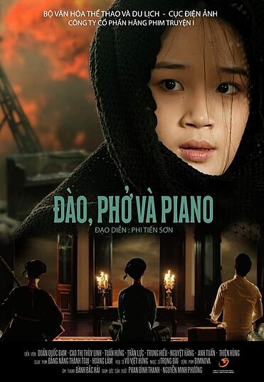 Poster phim 'Đào, phở và piano'.