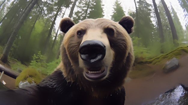 Chụp ảnh selfie với gấu là phạm pháp ở Illinois.