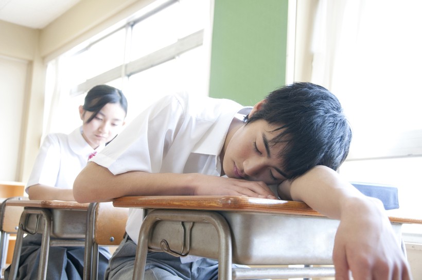 Thiếu ngủ khiến học sinh kém tập trung vào ban ngày.