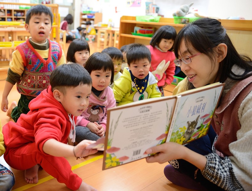 Nhiều trường mẫu giáo Trung Quốc đóng cửa do tỷ lệ sinh giảm.