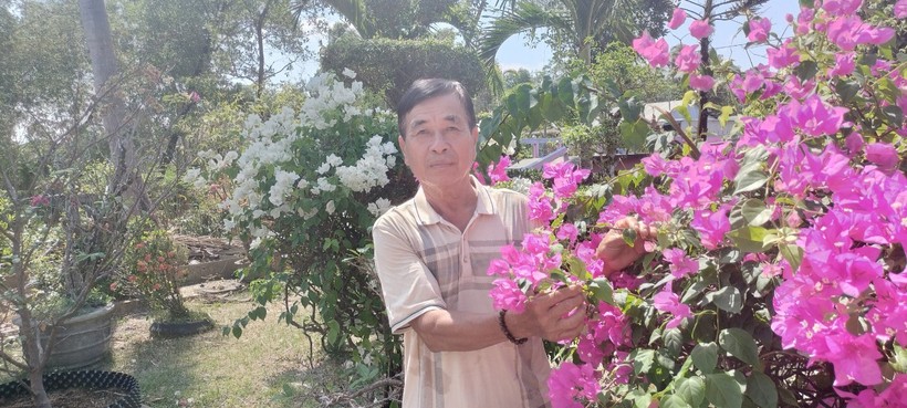 Ông Nguyễn Thanh Tổng, người hiến đất xây Trường Tiểu học 1 Lợi An.