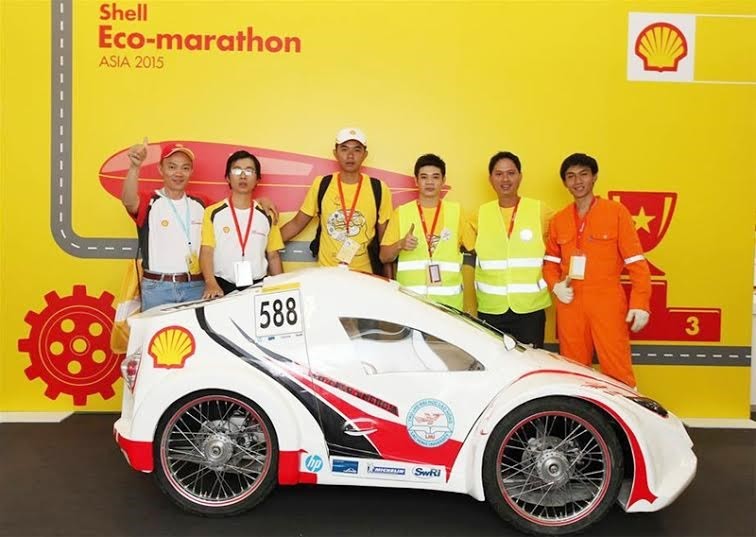 Việt Nam vô địch thi chế tạo xe tiết kiệm nhiên liệu châu Á
