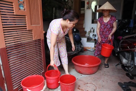 Cảnh báo mất nước cục bộ ở một số quận, huyện Hà Nội