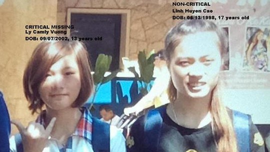 Hai thiếu nữ Việt mất tích tại Mỹ