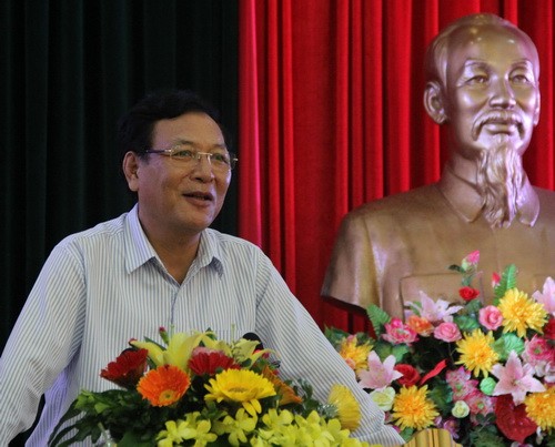 Bộ trưởng Phạm Vũ Luận phát biểu tại Hội nghị. Ảnh: Sỹ Điền