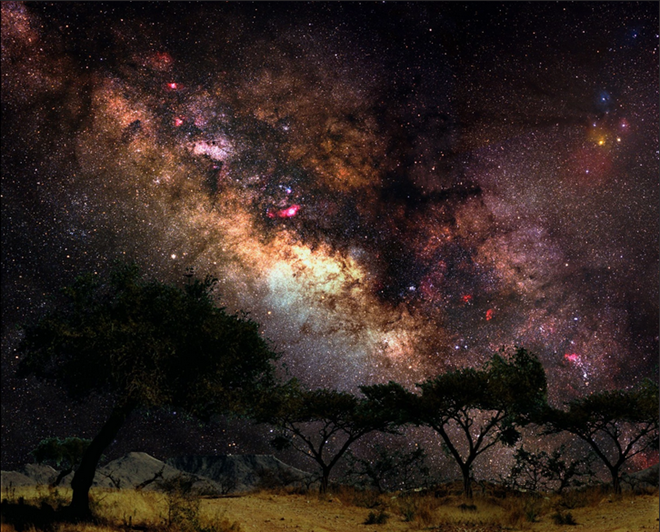 Hình ảnh thiên hà kỳ ảo qua ống kính nhiếp ảnh
