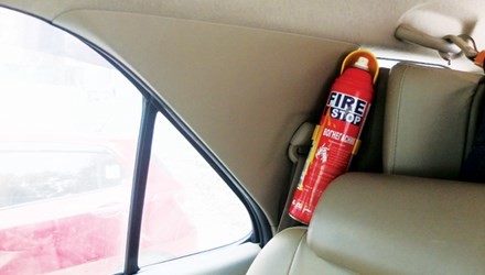 Hôm nay bắt đầu xử phạt ô tô thiếu bình chữa cháy