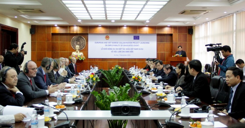 Bộ GD&ĐT cùng Phái đoàn Châu Âu khởi động Dự án hợp tác Việt Nam – Châu Âu