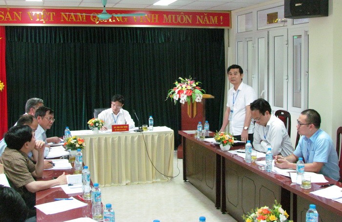 Buổi làm việc của đoàn kiểm tra BCĐ thi THPT quốc gia với BCĐ thi tỉnh Bắc Giang