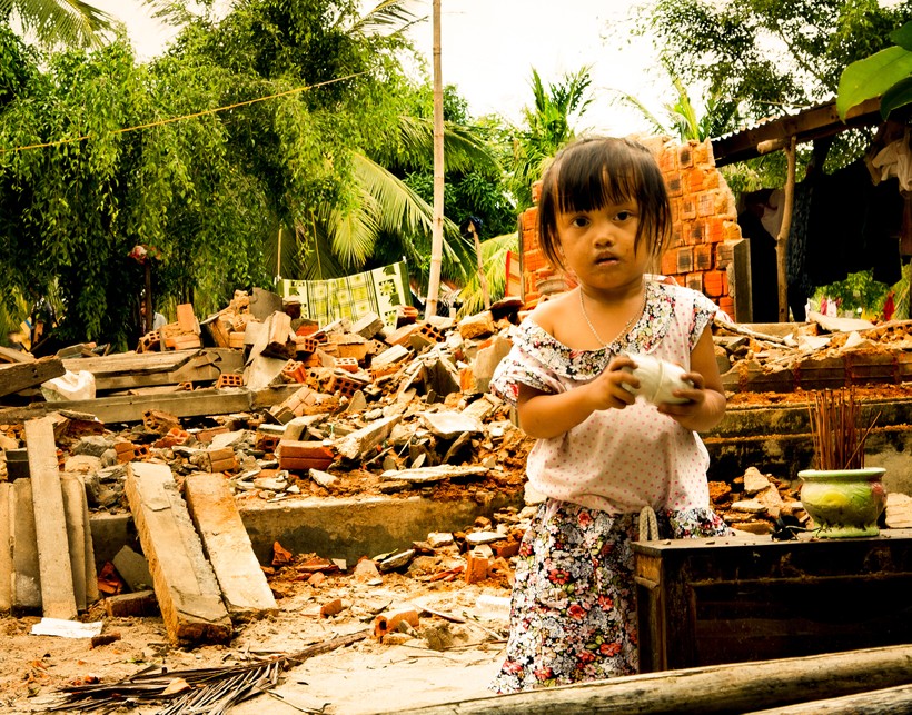 150.000 trẻ em Việt Nam có nguy cơ bị suy dinh dưỡng sau bão Damrey