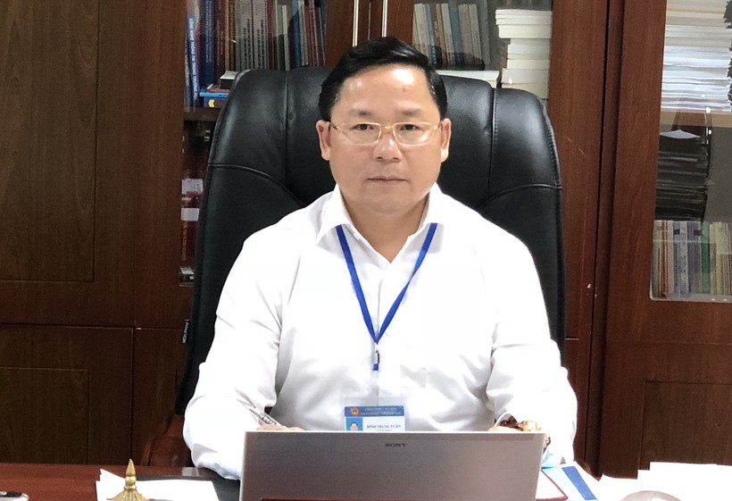 Ông Đinh Trung Tuấn - Giám đốc Sở GD&ĐT, Chủ tịch Hội đồng thi Sở GD&ĐT Lai Châu