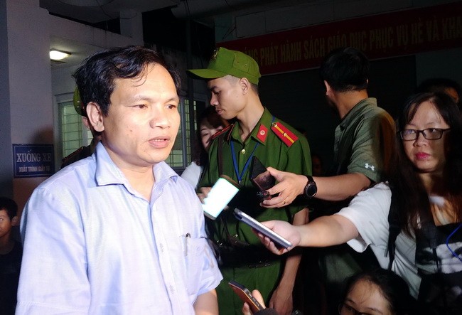 Ông Mai Văn Trinh chính thức thông tin với báo chí tình hình rà soát những dấu hiệu bất thường về kết quả thi tại Hội đồng thi Sở GD&ĐT Sơn La