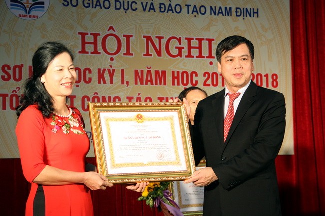 Tỉnh Nam Định tổ chức sơ kết học kỳ I năm học 2017 – 2018