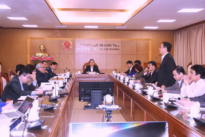 ​Nhóm nghiên cứu báo cáo dự thảo Khung chiến lược phát triển GD&ĐT Việt Nam giai đoạn 2021 – 2030.