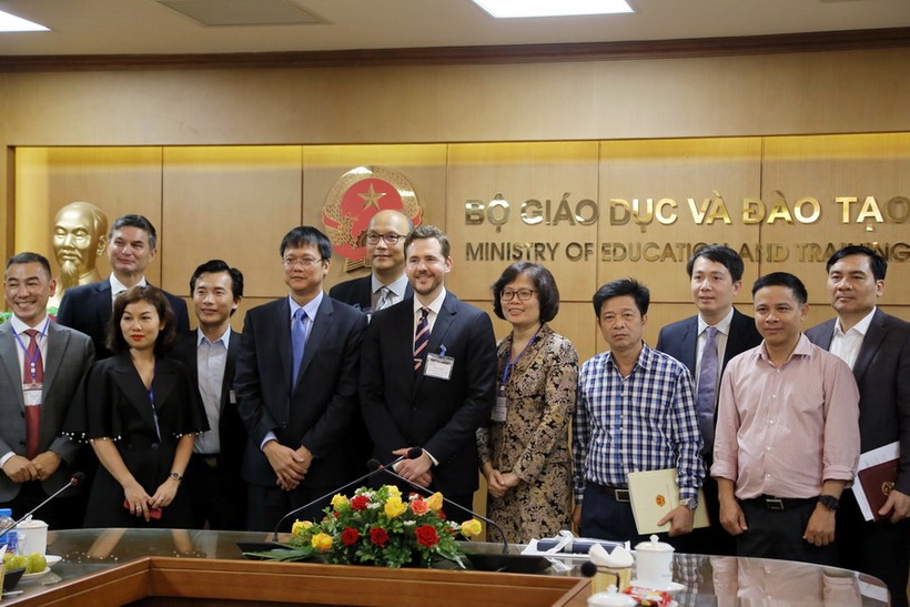 Thứ trưởng Lê Hải An với Đoàn doanh nghiệp của của Hội đồng kinh doanh Hoa Kỳ - Asian 2019