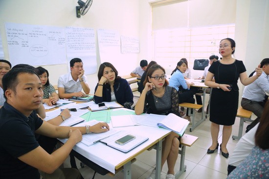 Hơn 3.200 giáo viên cốt cán của 8 tỉnh miền núi phía Bắc được Trường ĐH Sư phạm Thái Nguyên tập huấn thực hiện CTGDPT mới. Ảnh: Việt Hà
