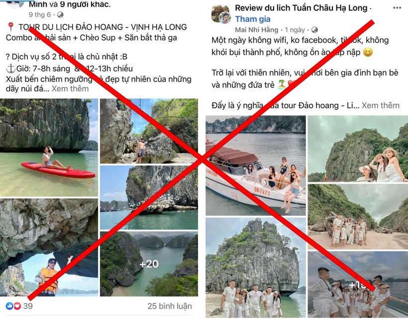 Cảnh giác với tour du lịch tự phát ở Vịnh Hạ Long trên mạng xã hội
