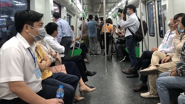 Đường sắt Cát Linh - Hà Đông đón 55.980 lượt khách trong ngày 2/9
