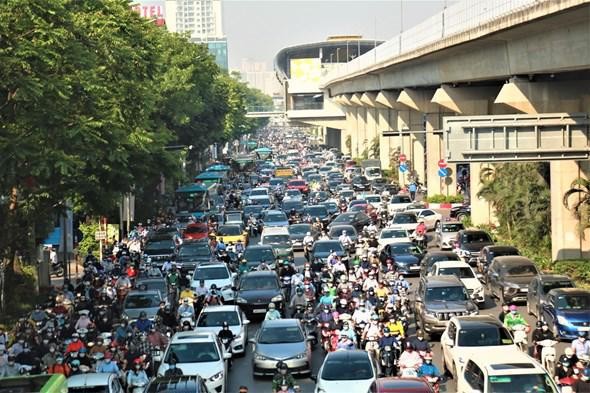 Phát sinh 10 điểm ùn tắc giao thông trong năm 2023 tại Hà Nội.