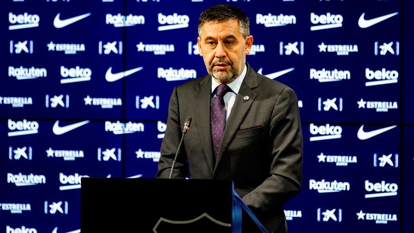 Cựu chủ tịch Josep Maria Bartomeu ra đi để lại cho Barca món nợ khổng lồ.