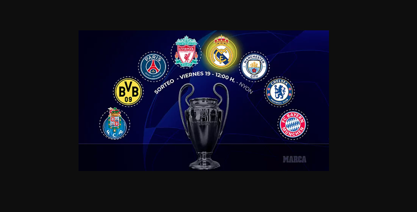 Đã xác định đủ 8 đội vào tứ kết Champions League.