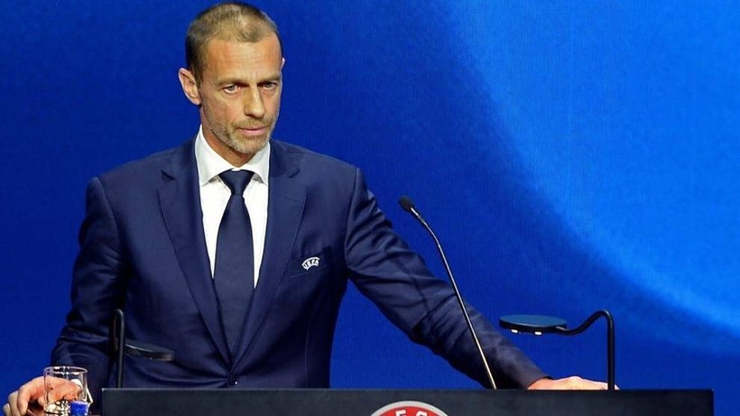 Chủ tịch UEFA Aleksander Ceferin tuyên bố phạt nặng 3 đội bóng không chịu "quay đầu làm bờ".