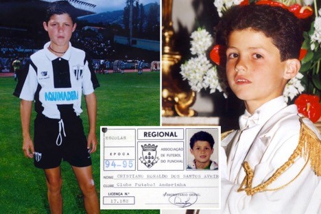 Diện mạo siêu sao Ronaldo thời thơ ấu khác xa so với hiện tại 36 tuổi (Ảnh SunSport)