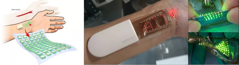 Thiết bị theo dõi sức khỏe nguyên mẫu của Samsung.