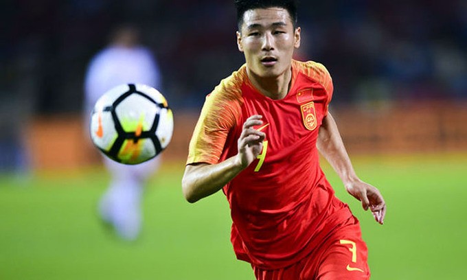Vũ Lôi - ngôi sao số 1 của tuyển Trung Quốc thời điểm hiện tại.