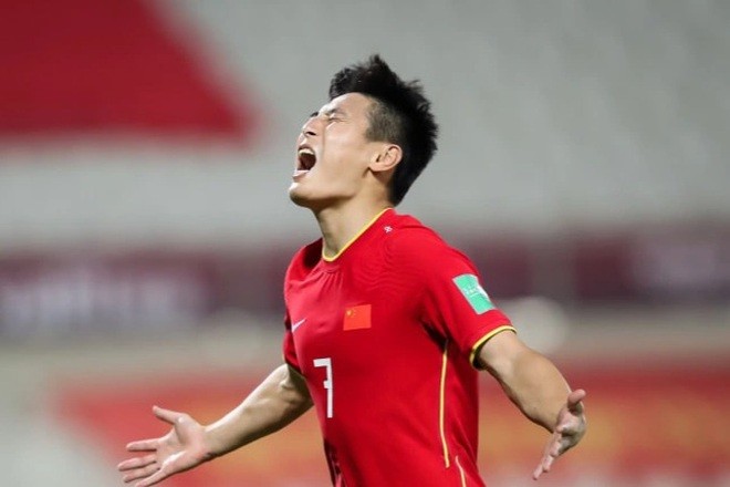 Tiền đạo Vũ Lỗi (Wu Lei) xuất sắc nhất vòng loại thứ 2 World Cup 2022 khu vực châu Á.