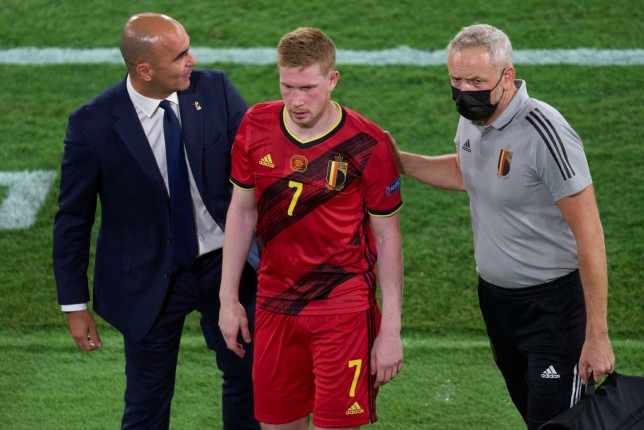 Kevin De Bruyne dính chấn thương trận Bỉ thắng Bồ Đào Nha 1-0 ở vòng 1/8.