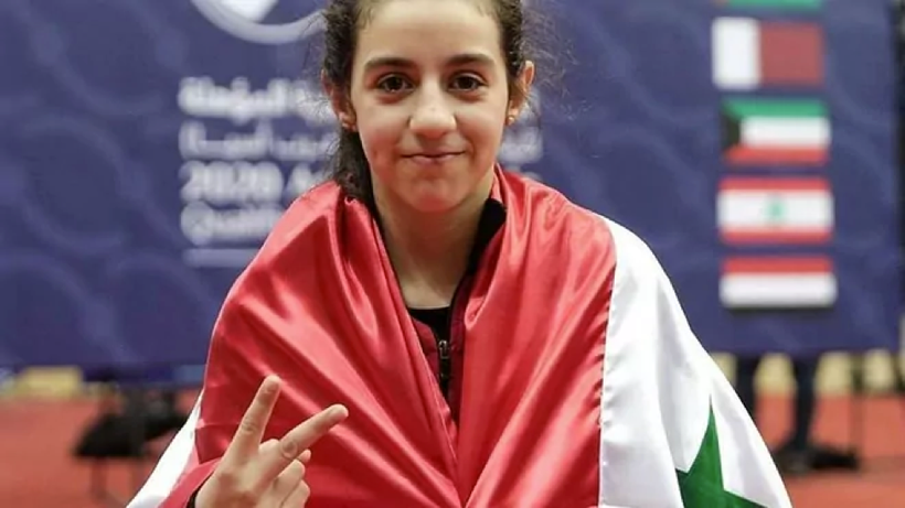 Hend Zaza - thần đồng bóng bàn 12 tuổi người Syria tranh tài tại Olympic Tokyo 2020.