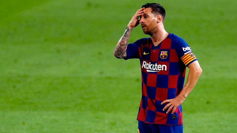 Messi chính thức rời Barca (Ảnh Marca)