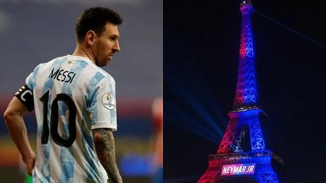 PSG thuê tháp Eiffel để tổ chức lễ ra mắt Messi vào ngày 10/8 (Ảnh Marca)