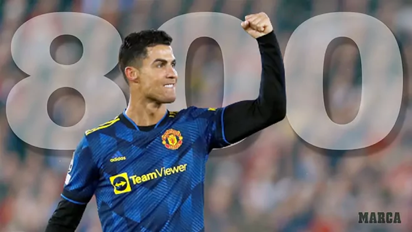 Ronaldo đã có bàn thắng thứ 800 trong sự nghiệp. (Ảnh Marca).