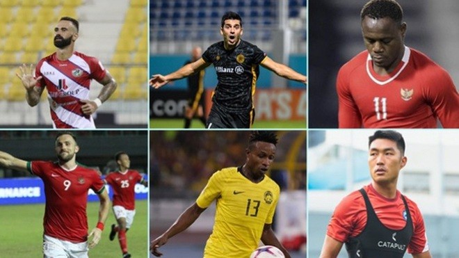 6 cầu thủ nhập tịch tham dự AFF Cup 2020.